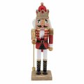 Tistheseason SARO  10 in. Red Soldier Nutcracker Decoration TI3195316